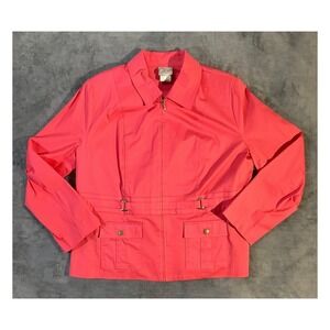 Company Collection Pink Utility Jacket Women's Size 14